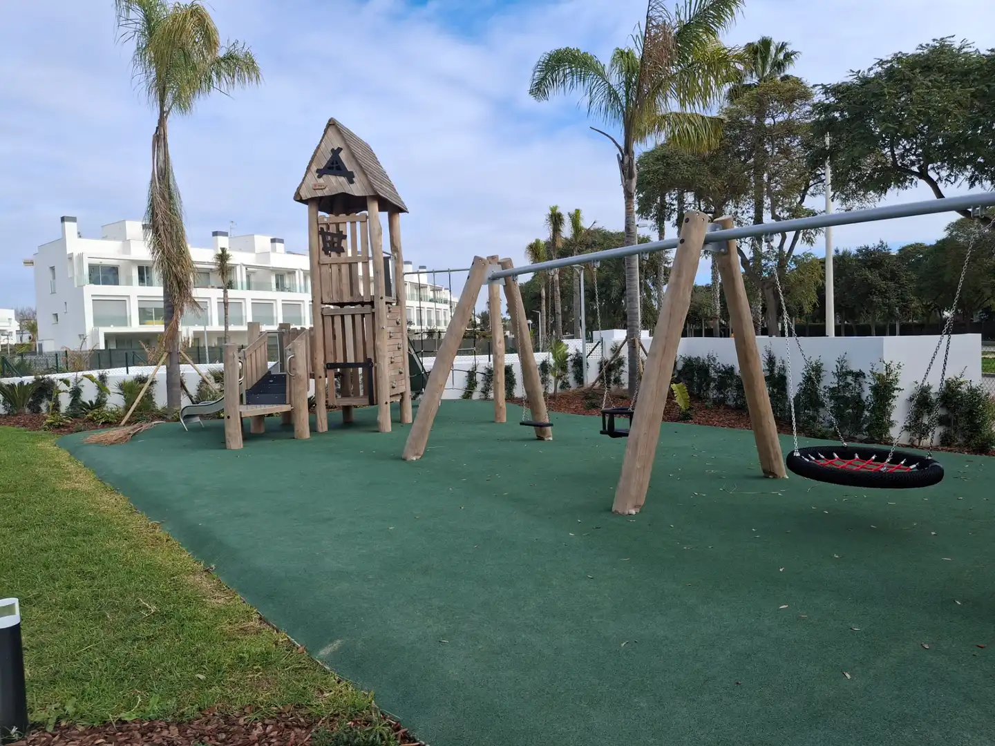 Terraza de Planta baja en venta en Chipiona con Aire acondicionado, Calefacción y Jardín privado