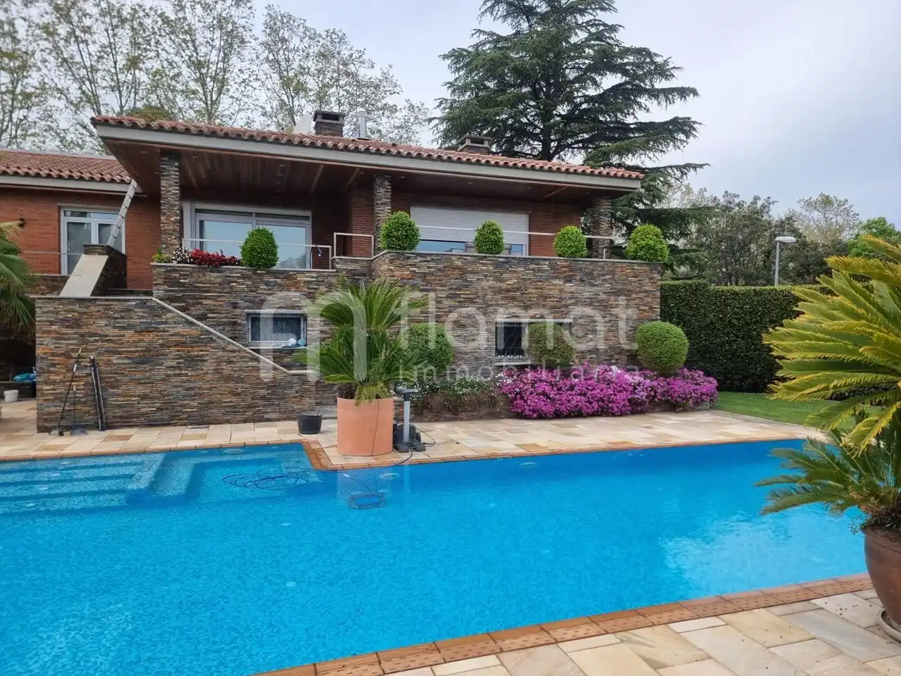 Piscina de Casa o xalet en venda en Sabadell amb Piscina
