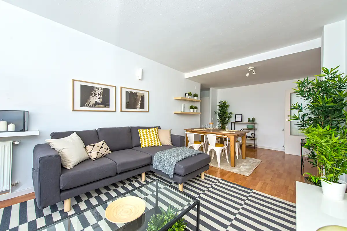 Sala de estar de Piso en venta en Madrid con Aire acondicionado, Trastero y Piscina comunitaria