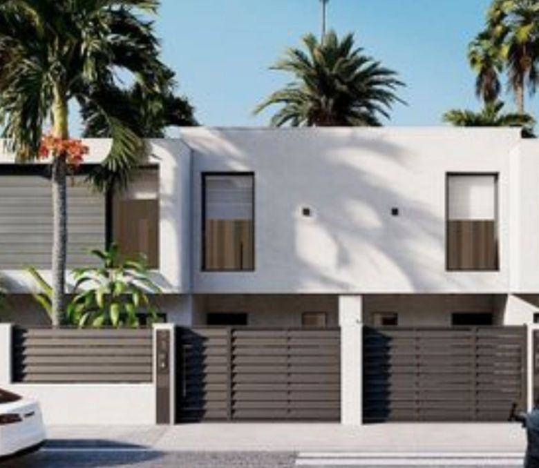 Exterior view of Single-family semi-detached for sale in Fuenlabrada