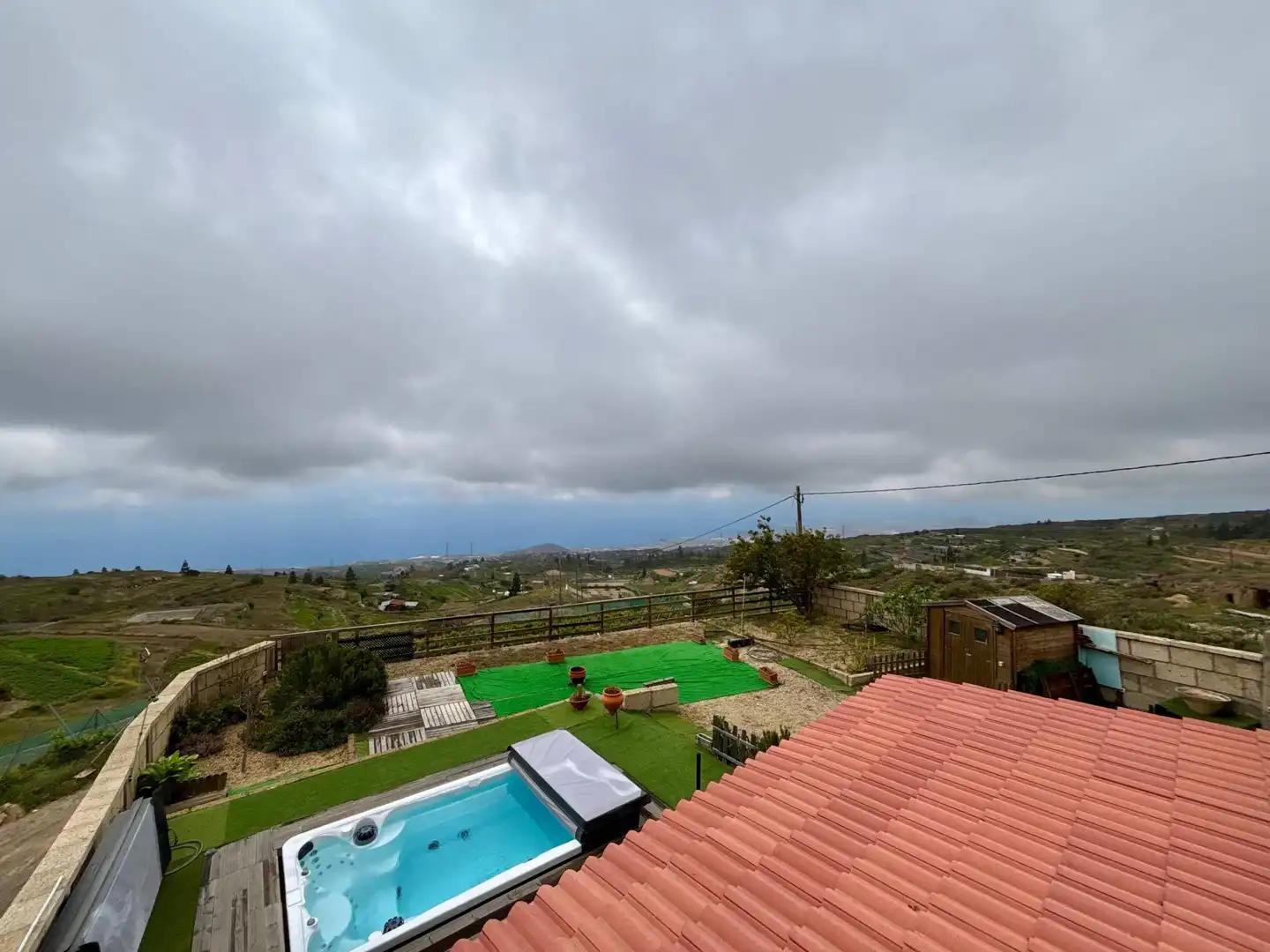 Terraza de Finca rústica en venta en Fasnia con Trastero, Piscina y Amueblado