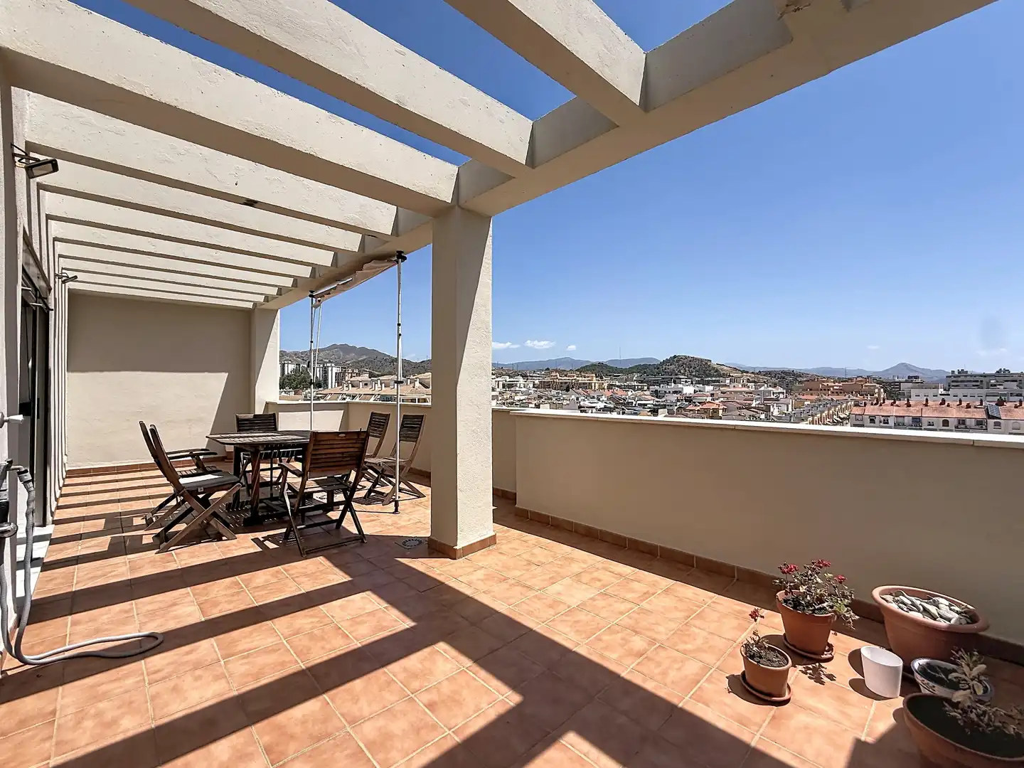 Terraza de Ático de alquiler en Málaga con Aire acondicionado, Terraza y Amueblado