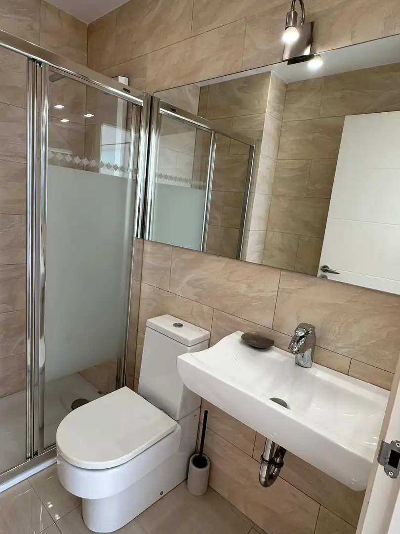 Bathroom of Houses for rent in Calonge i Sant Antoni  with Air Conditioner, Heating and Private garden