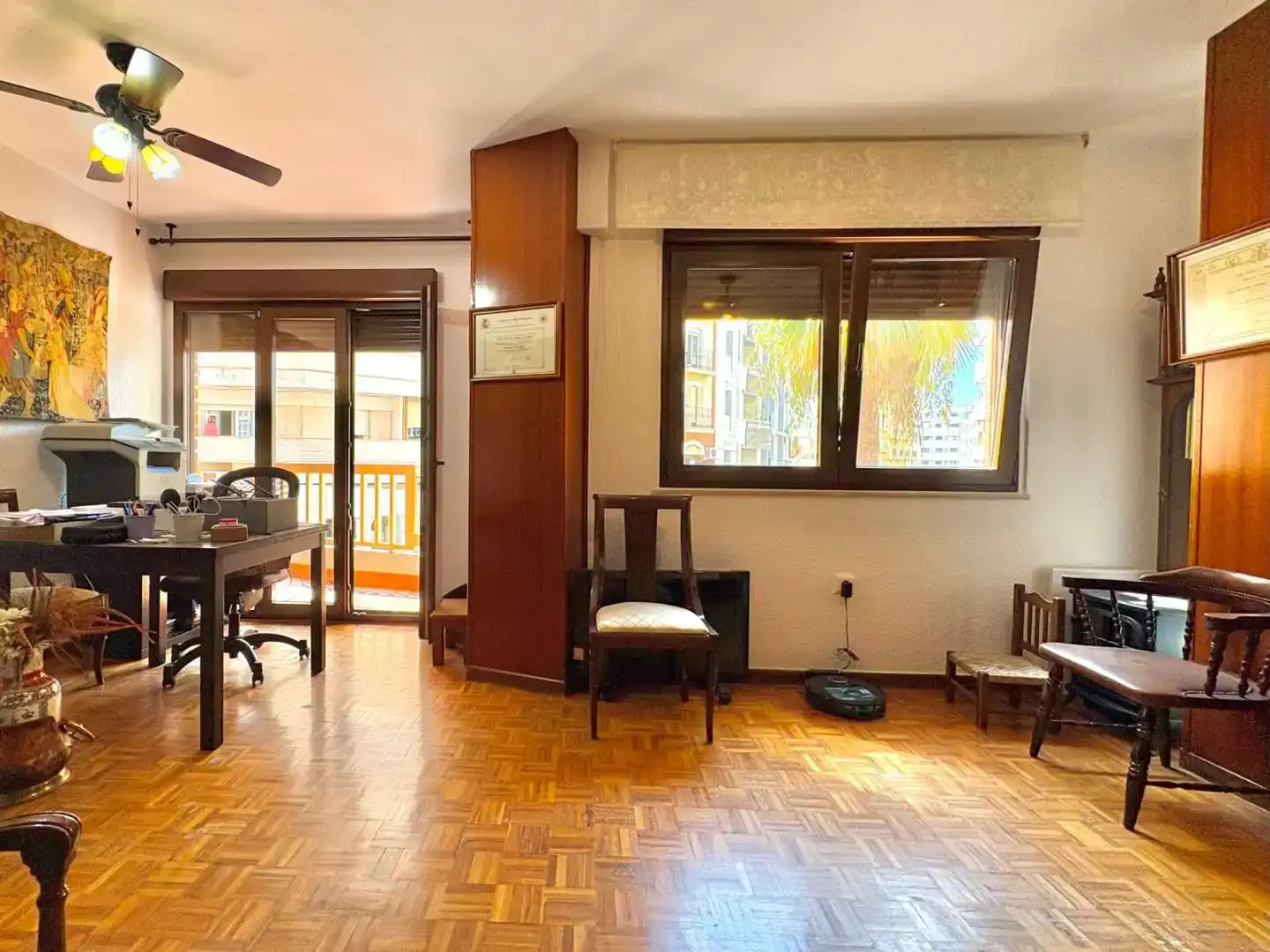 Sala de estar de Piso en venta en  Huelva Capital con Aire acondicionado y Balcón