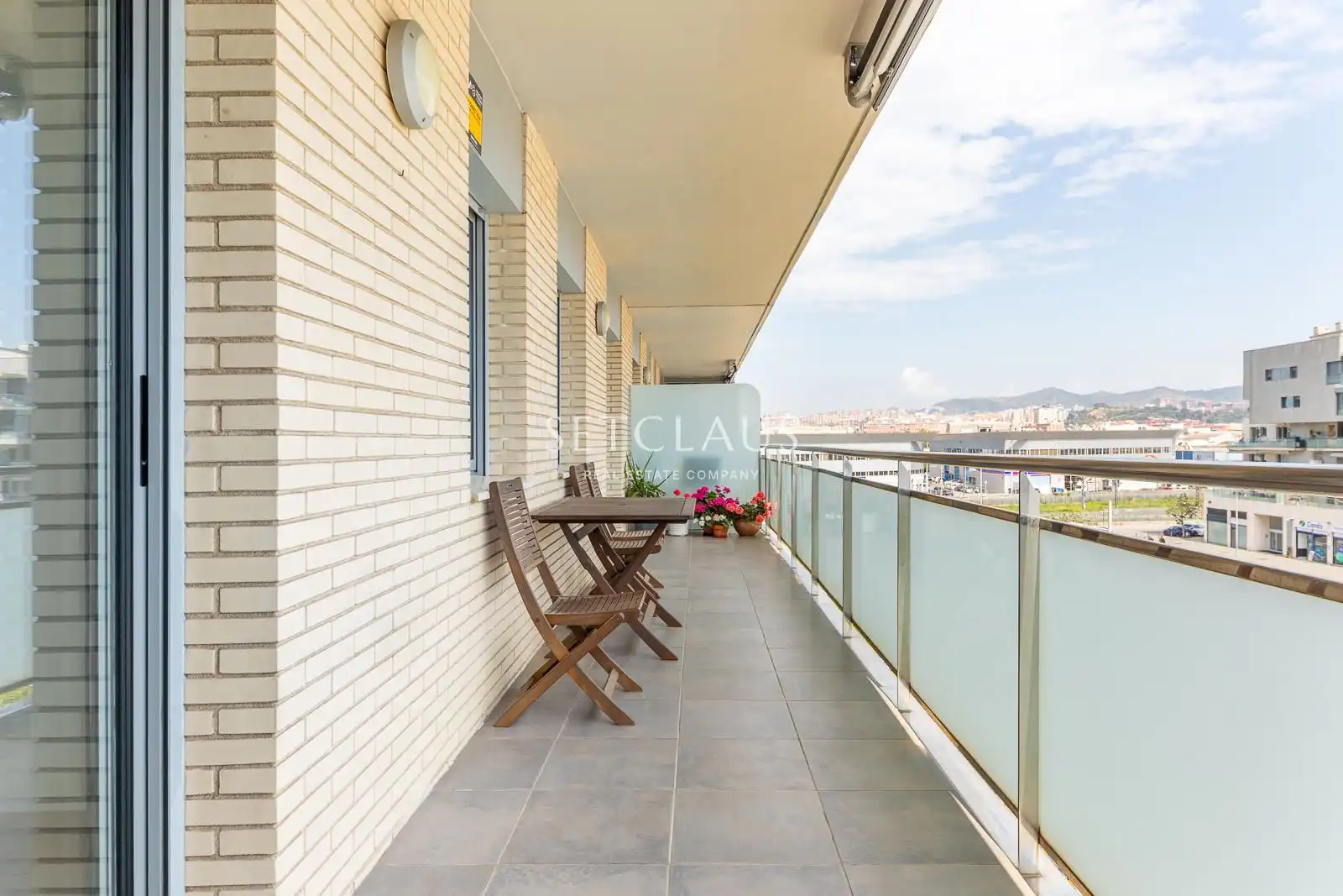 Terrace of Flat for sale in Badalona  with Air Conditioner, Heating and Terrace