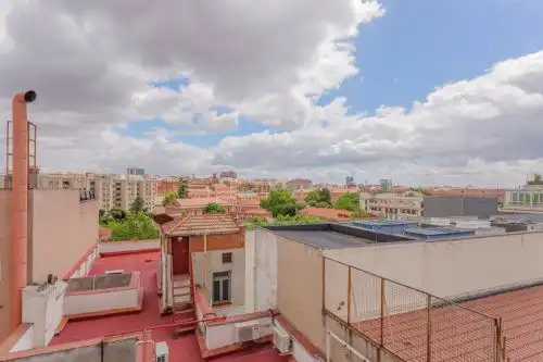 Exterior view of Attic for sale in Madrid  with Air Conditioner, Heating and Parquet flooring