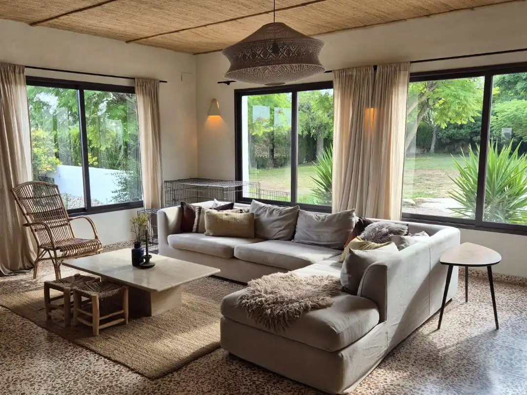 Living room of Houses for sale in Teulada  with Air Conditioner, Terrace and Balcony