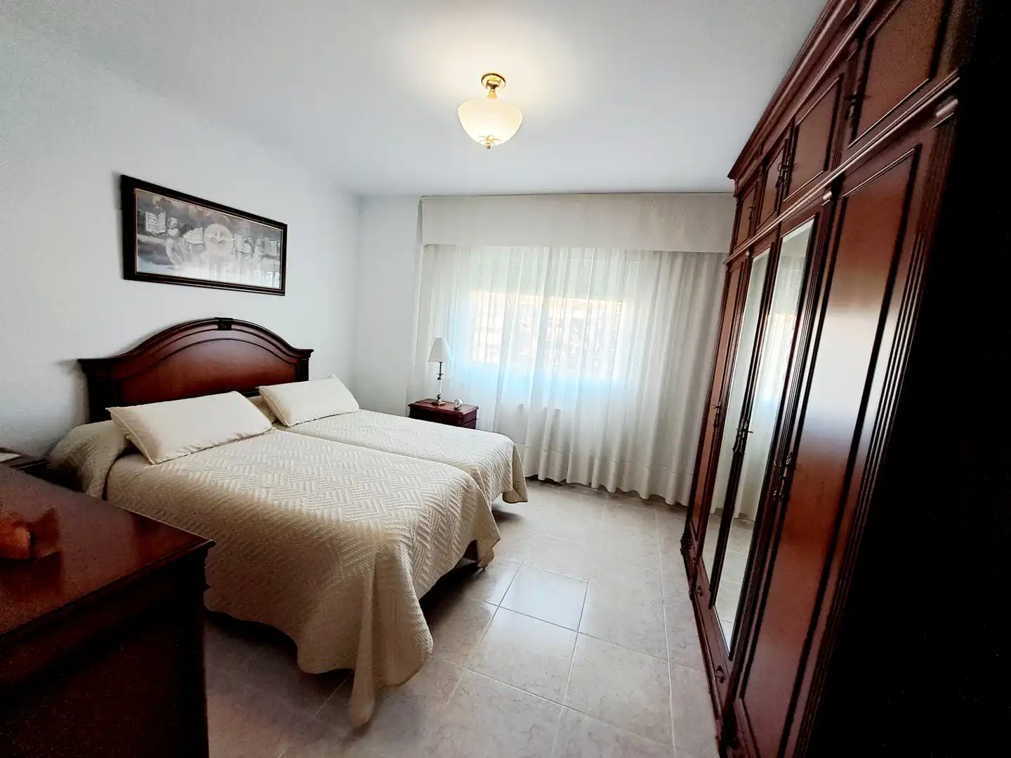 Schlafzimmer von Wohnung zum Verkauf in Mataró mit Klimaanlage, Heizung und Ofen