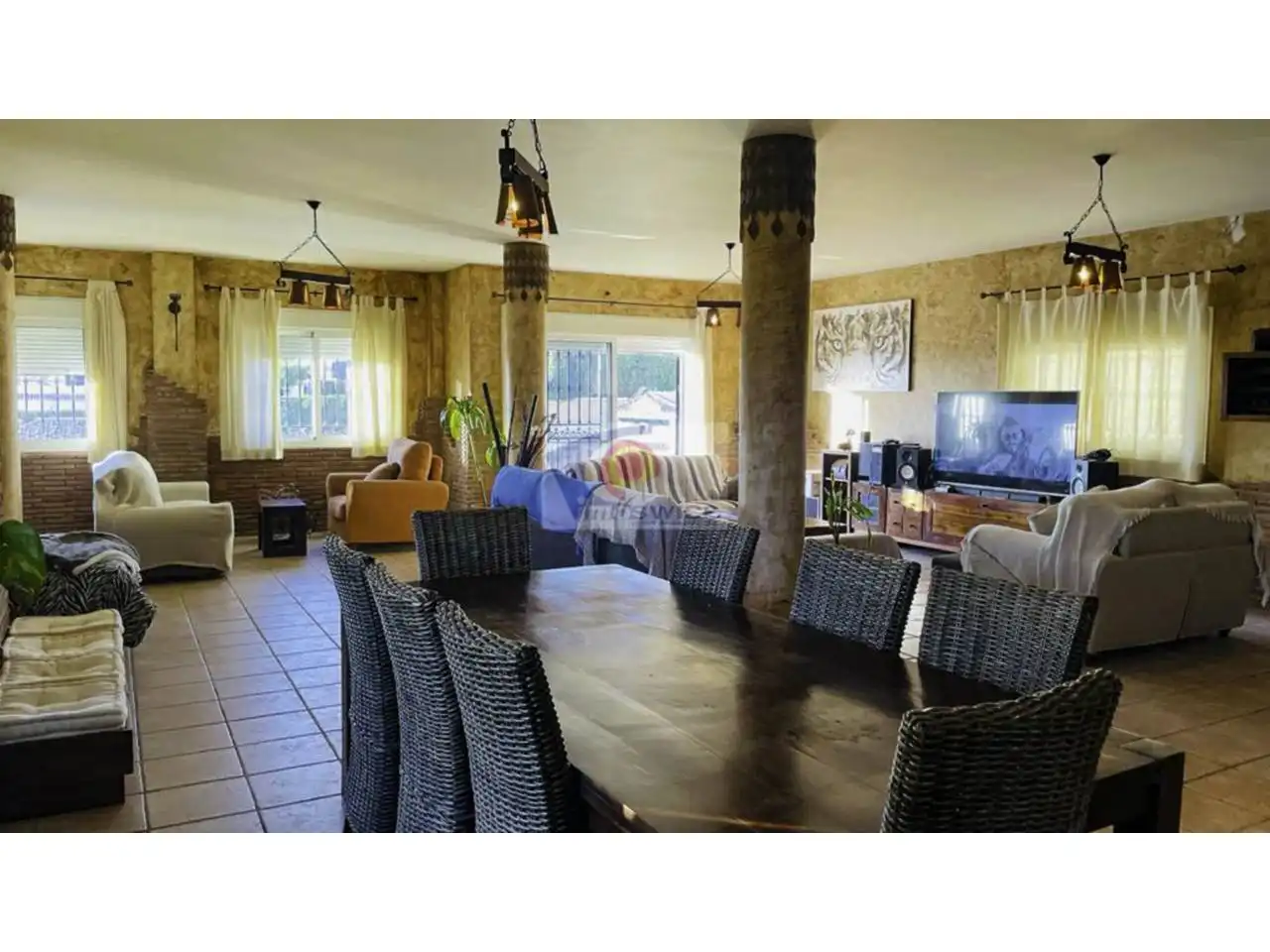 Comedor de Casa o chalet en venta en Rincón de la Victoria con Aire acondicionado, Jardín privado y Terraza