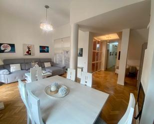 Living room of Single-family semi-detached for sale in Moralzarzal  with Heating, Private garden and Parquet flooring