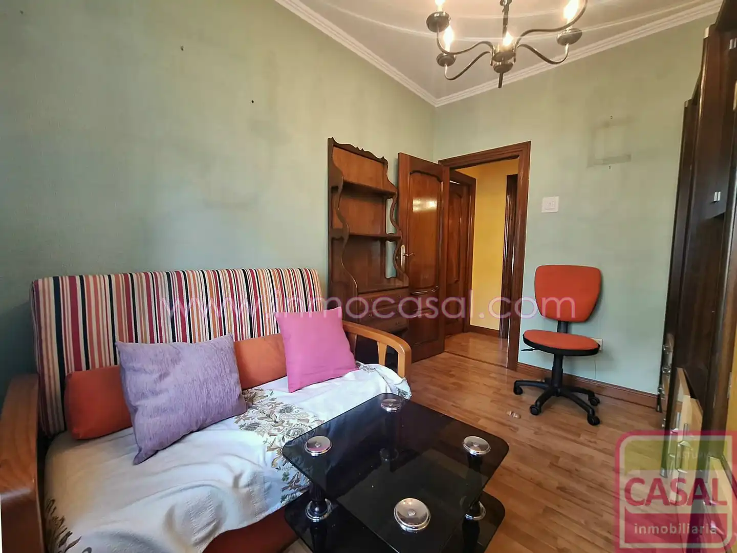 Sala de estar de Piso de alquiler en Mieres (Asturias) con Calefacción y Amueblado