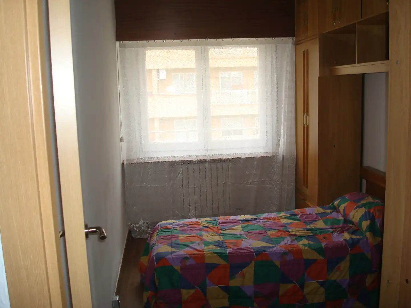 Bedroom of Flat for rent in Zaragoza  with Heating, Parquet flooring and Furnished