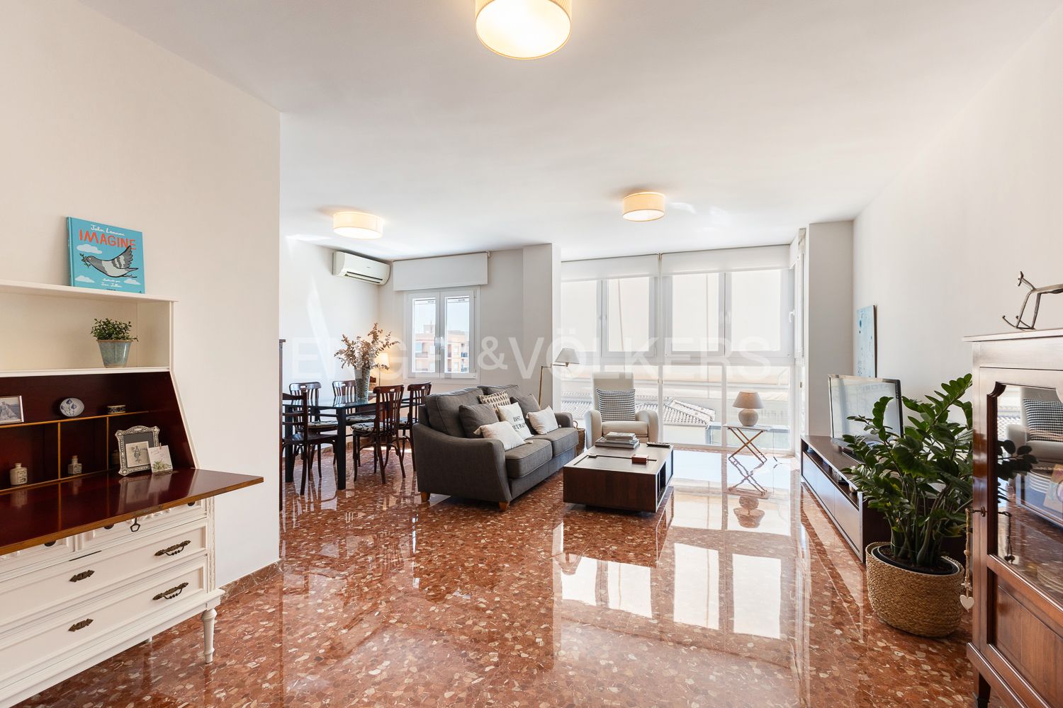 Sala d'estar de Apartament en venda en Moncada amb Aire condicionat, Calefacció i Balcó