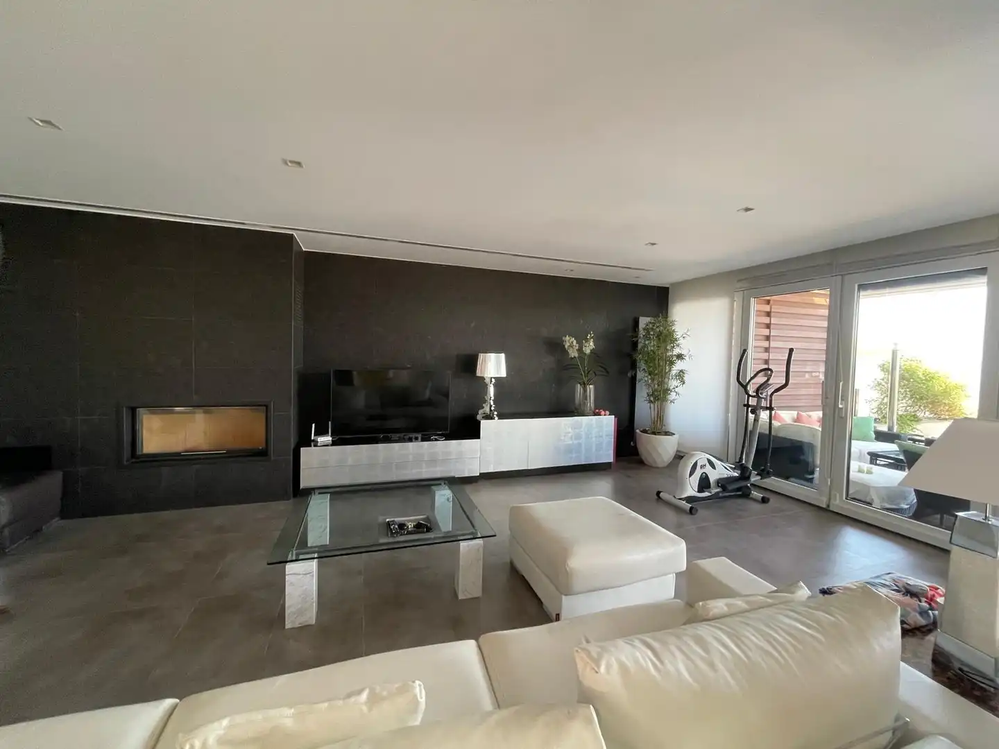 Wohnzimmer von Haus oder Chalet zur Miete in Elche / Elx mit Klimaanlage, Heizung und Privatgarten