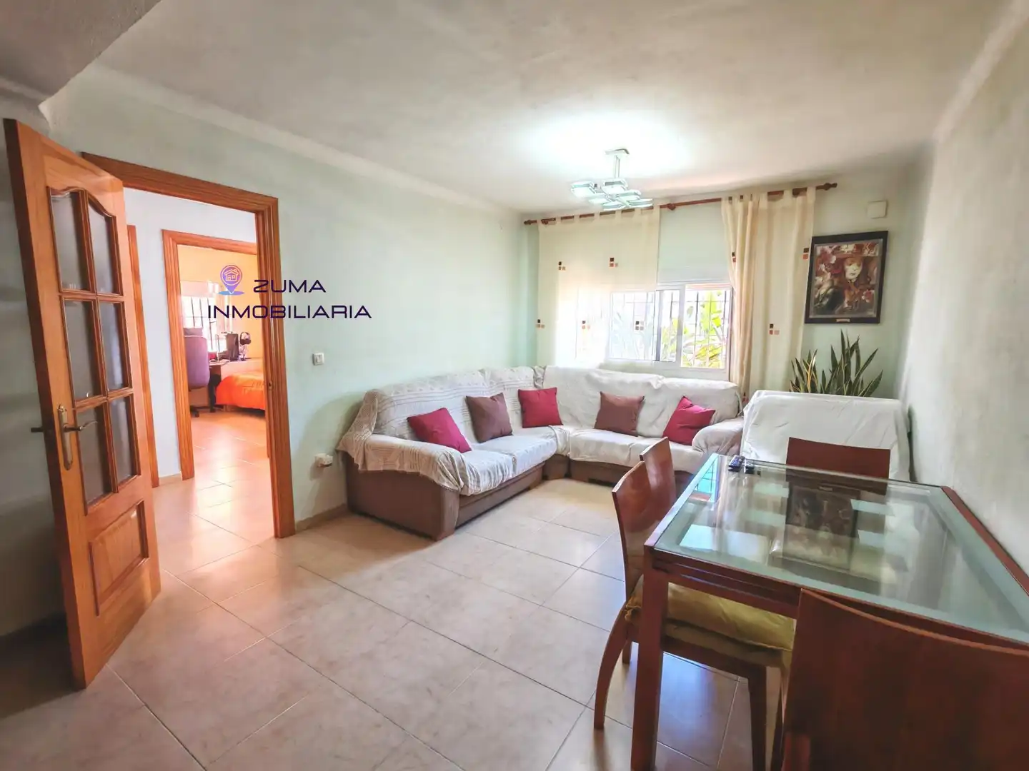 Living room of Flat for sale in Málaga  with Air Conditioner, Storage room and Furnished