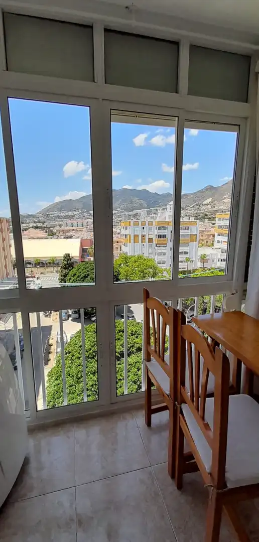 Vista exterior de Estudio de alquiler en Benalmádena con Aire acondicionado, Terraza y Amueblado
