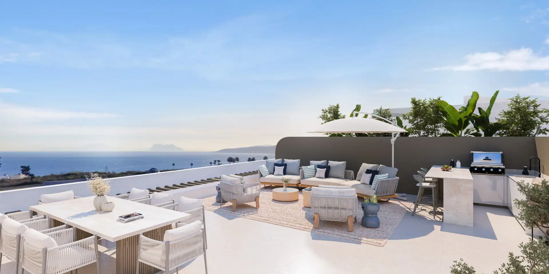 Terraza de Ático en venta en Estepona con Aire acondicionado, Terraza y Piscina