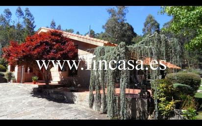 Exterior view of House or chalet for sale in Baiona  with Swimming Pool