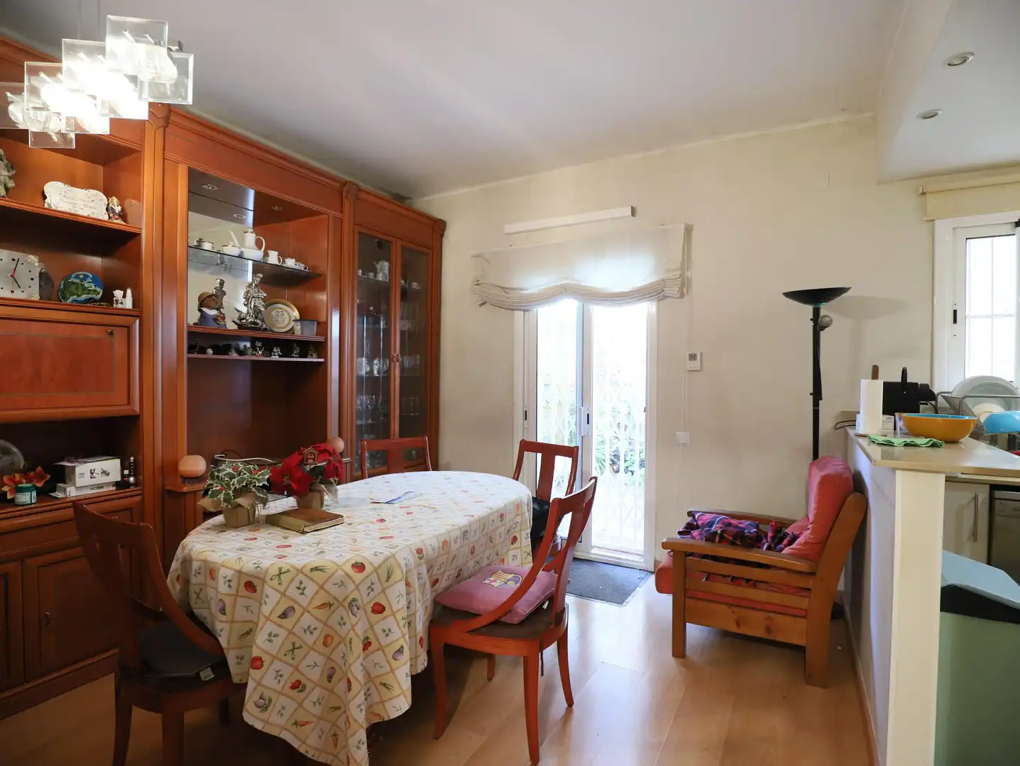 Dining room of Houses for sale in Esplugues de Llobregat  with Heating, Parquet flooring and Terrace