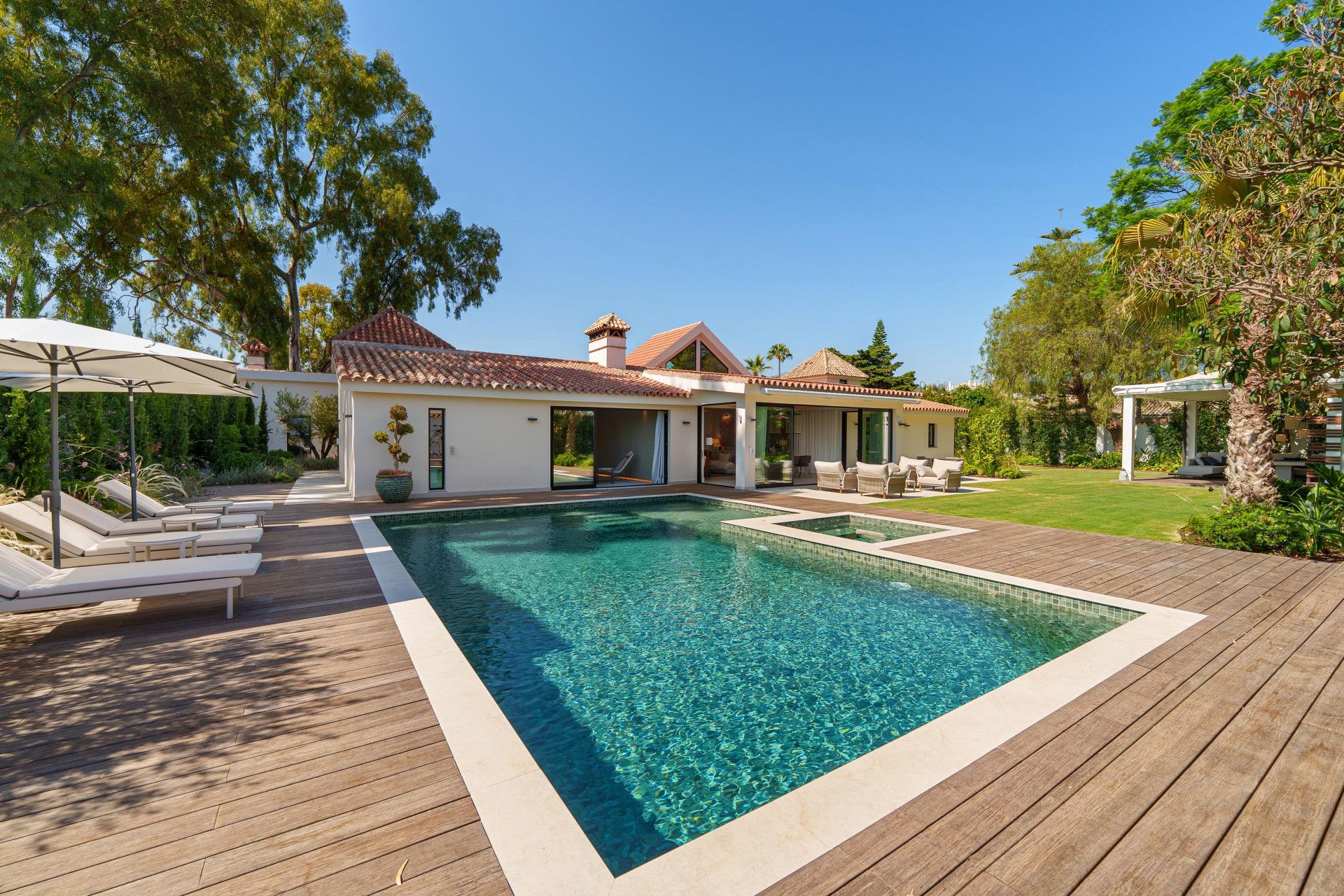 Jardín de Casa o chalet en venta en Marbella con Aire acondicionado, Jardín privado y Terraza