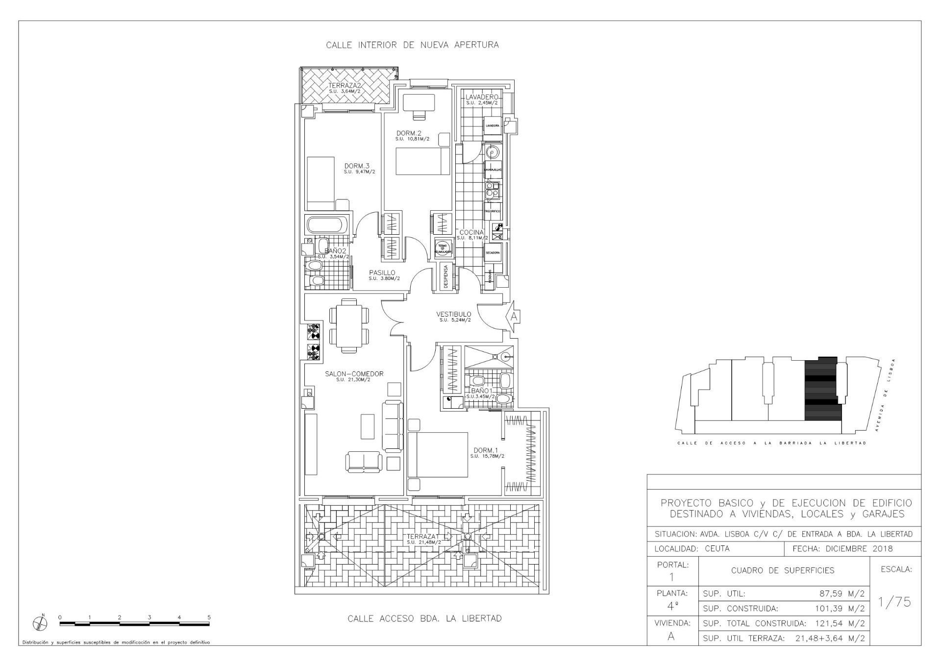 Estudi en venda a Avenida de Lisboa, 12, Muelle