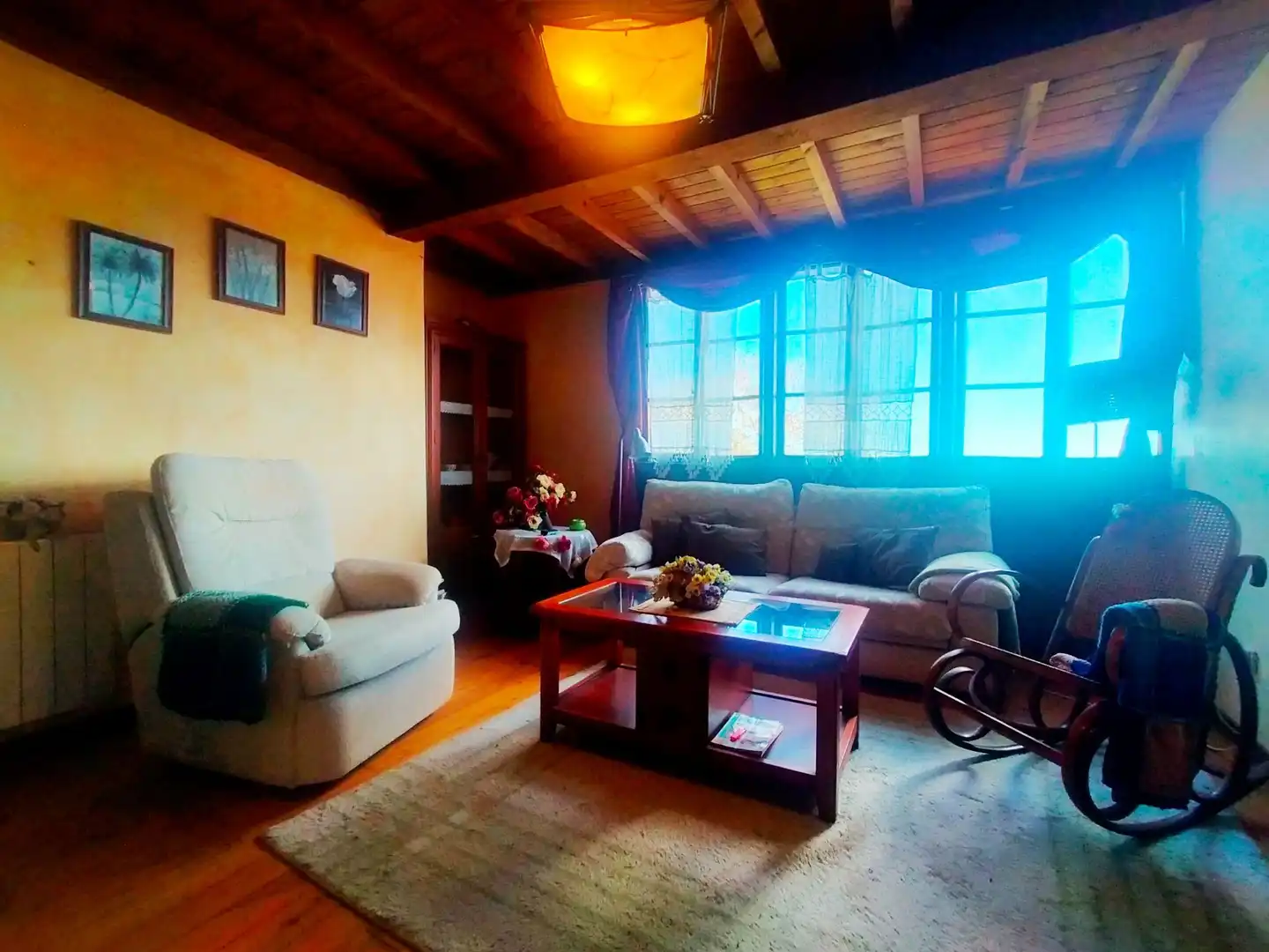 Sala d'estar de Finca rústica en venda en Salas amb Calefacció, Jardí privat i Traster
