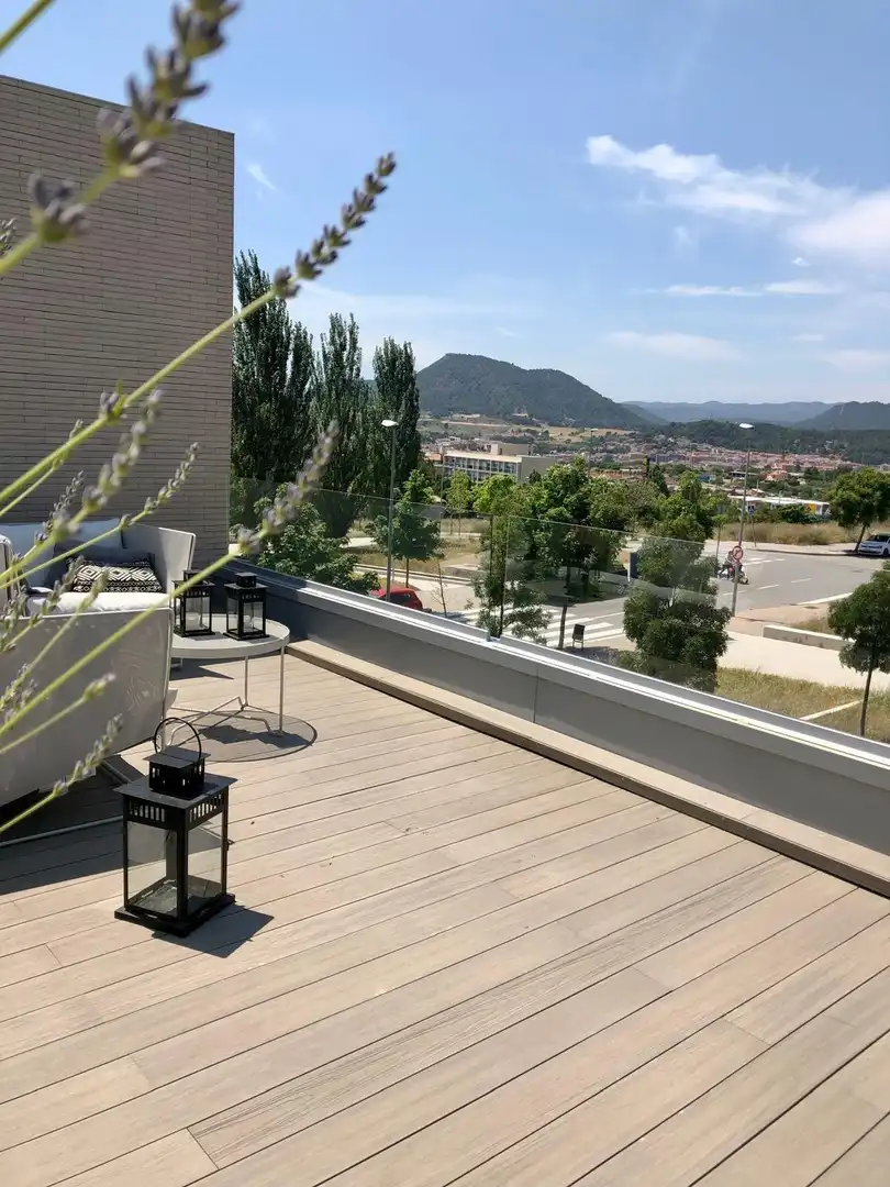 Terraza de Dúplex en venta en Manresa con Calefacción, Jardín privado y Parquet