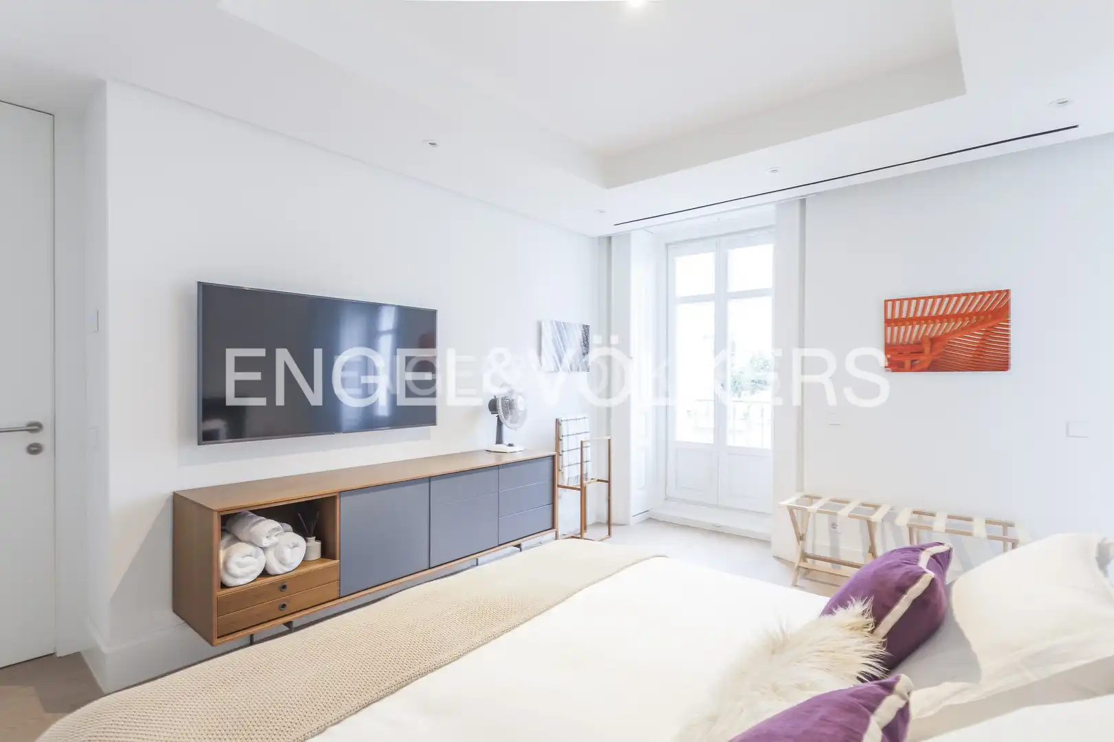 Wohnzimmer von Wohnung zum Verkauf in Madrid mit Klimaanlage, Heizung und Parkett