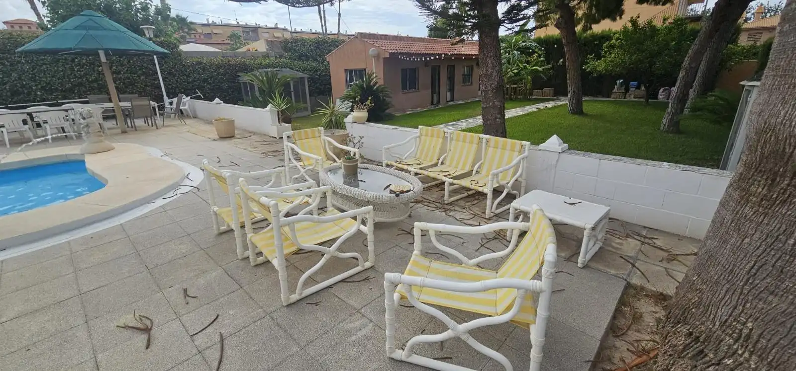 Terrassa de Casa o xalet en venda en Mutxamel amb Jardí privat, Piscina i Moblat
