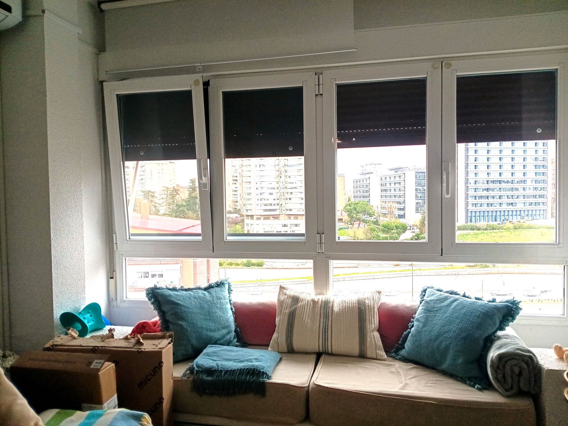 Bedroom of Flat for rent in  Madrid Capital  with Air Conditioner, Heating and Parquet flooring