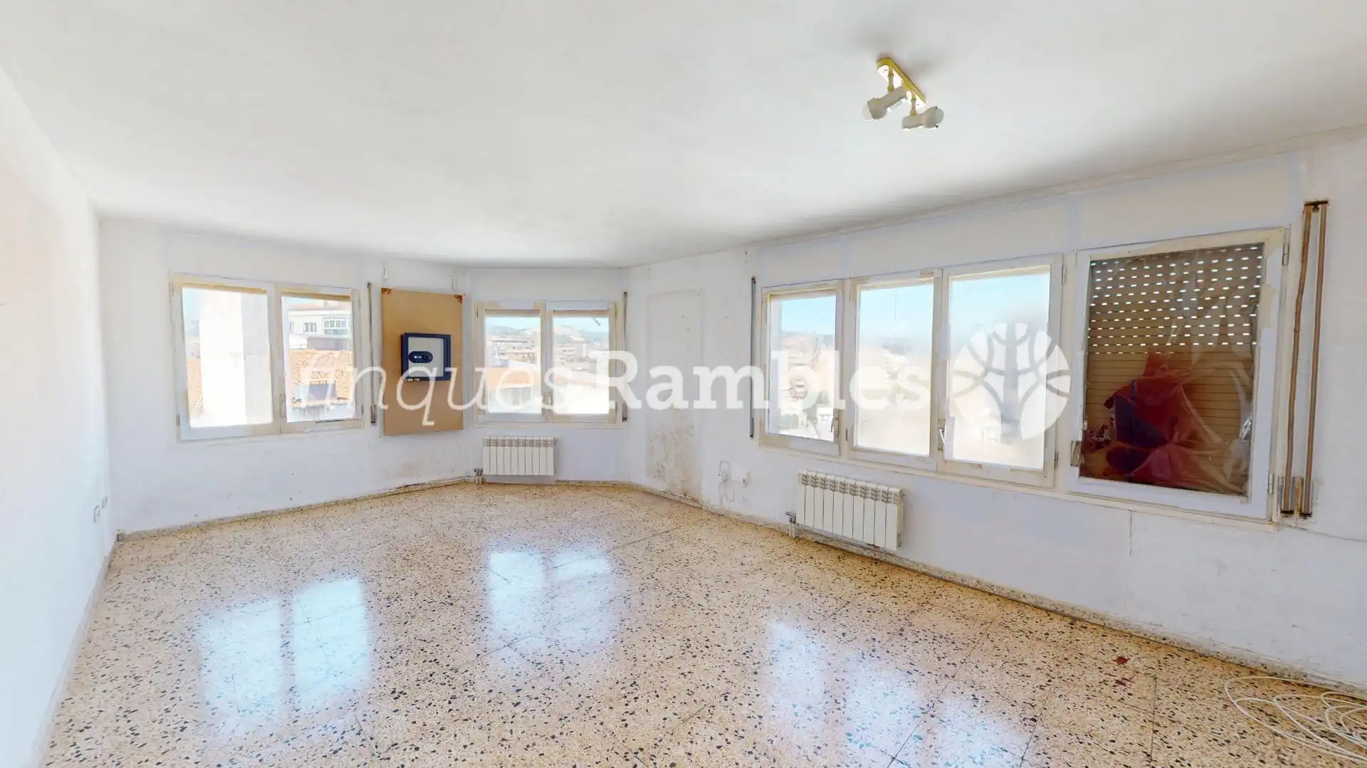 Sala de estar de Ático en venta en Igualada con Terraza