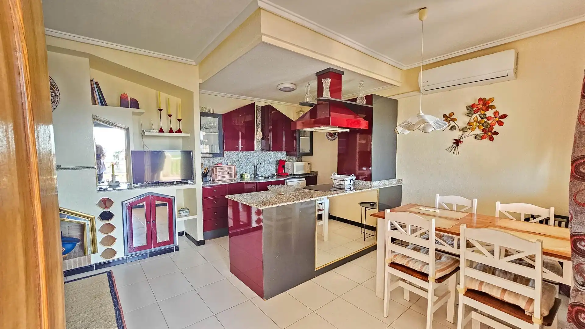Cocina de Casa o chalet en venta en Orihuela con Aire acondicionado, Jardín privado y Terraza