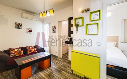 Bedroom of Apartment to rent in  Madrid Capital  with Heating, Furnished and Washing machine