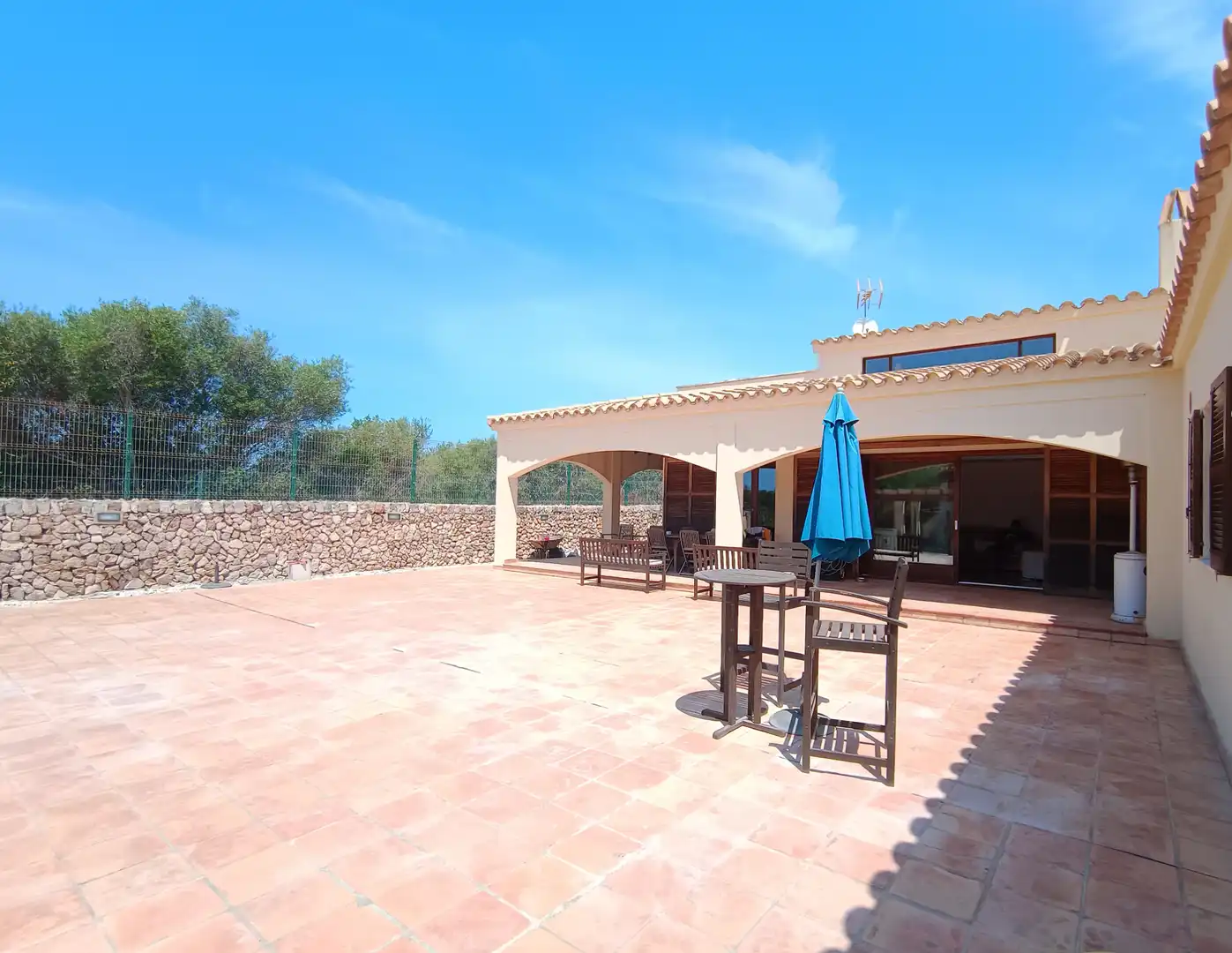Terrassa de Casa o xalet en venda en Sant Lluís amb Aire condicionat, Jardí privat i Terrassa