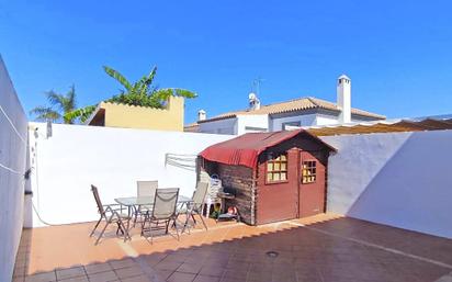 Terrace of Single-family semi-detached for sale in Espartinas  with Air Conditioner and Storage room