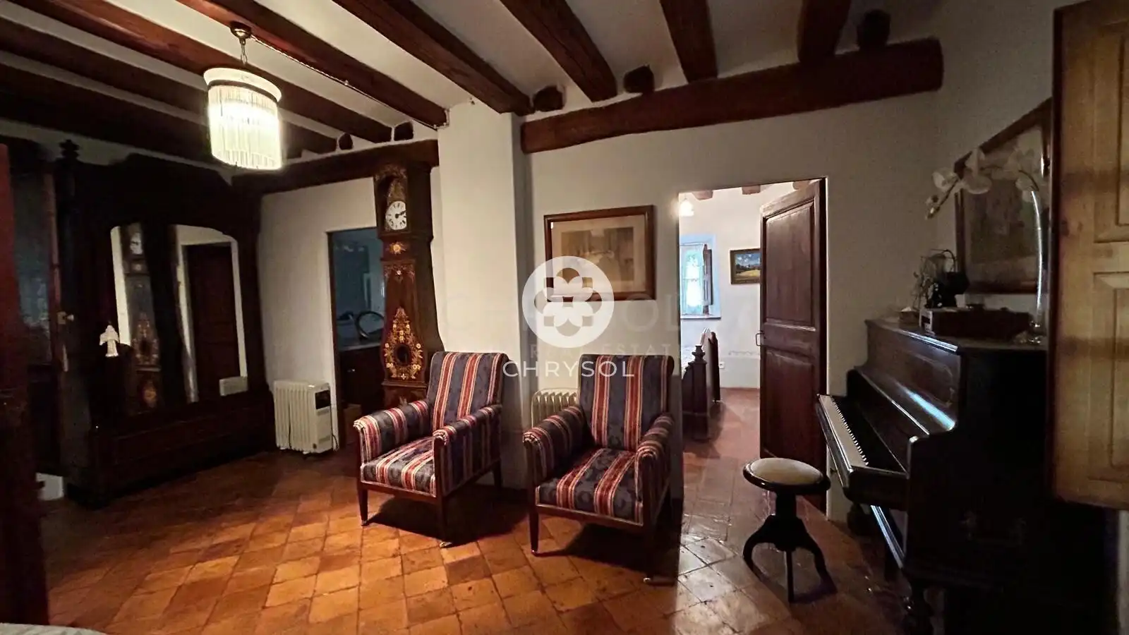 Sala de estar de Finca rústica en venta en Mura con Jardín privado y Piscina