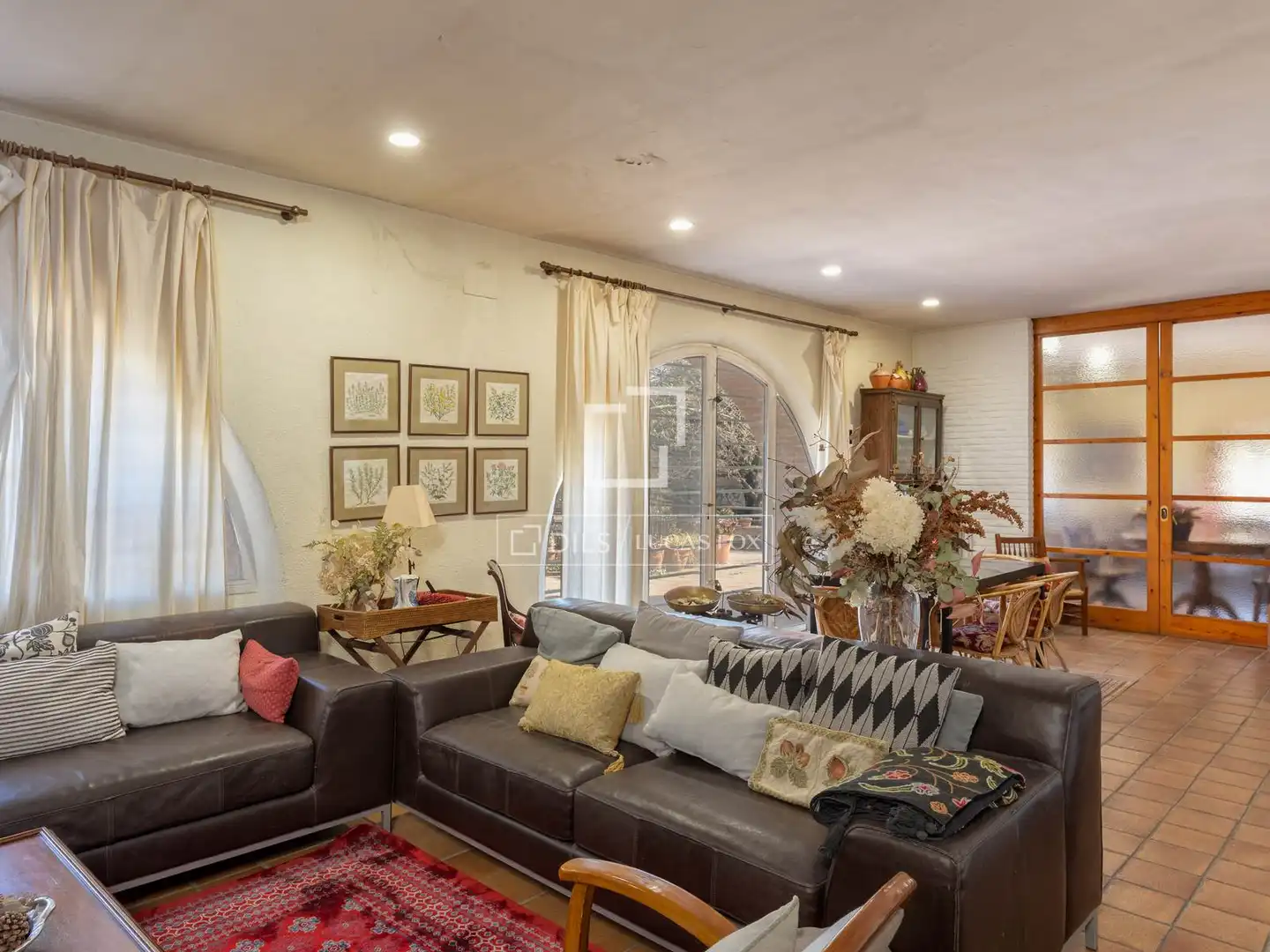 Living room of Country homes for sale in Anglès  with Air Conditioner, Private garden and Terrace