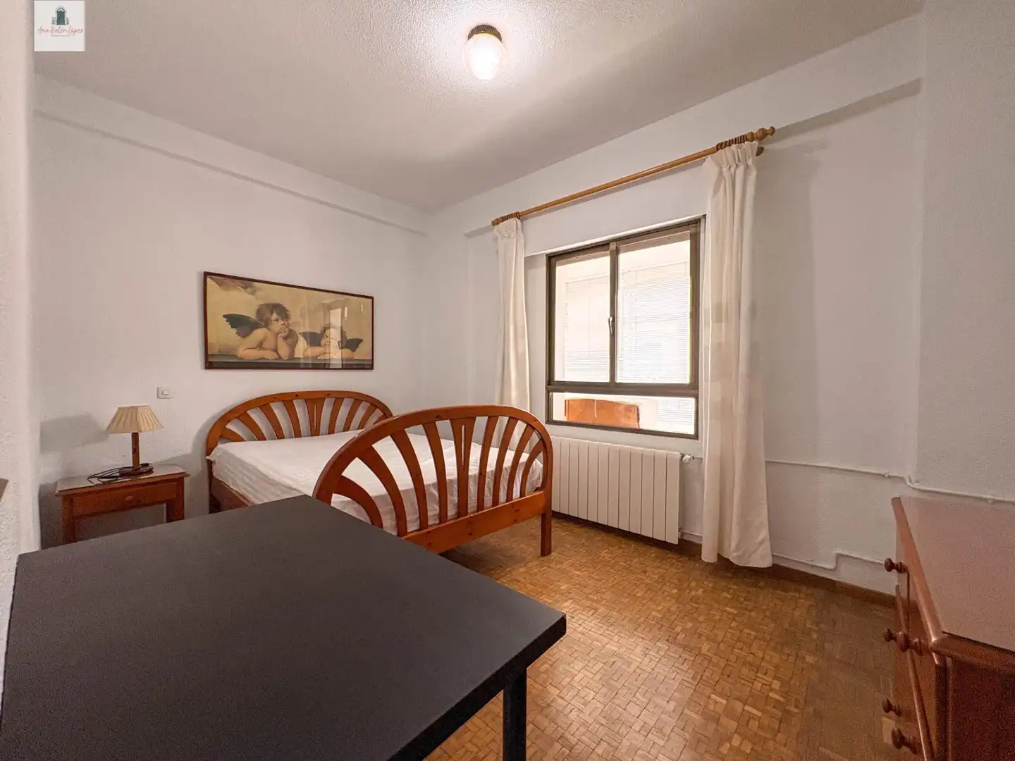 Bedroom of Flat for rent in Badajoz  with Air Conditioner, Heating and Furnished