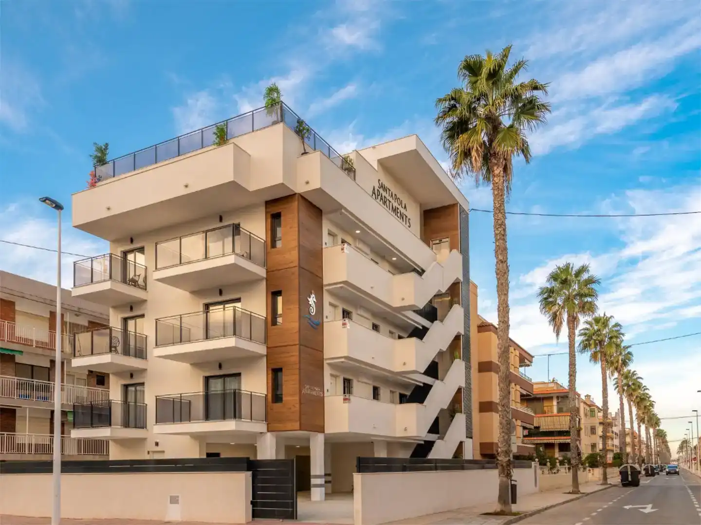Exterior view of Commercial properties for sale in Santa Pola  with Air Conditioner