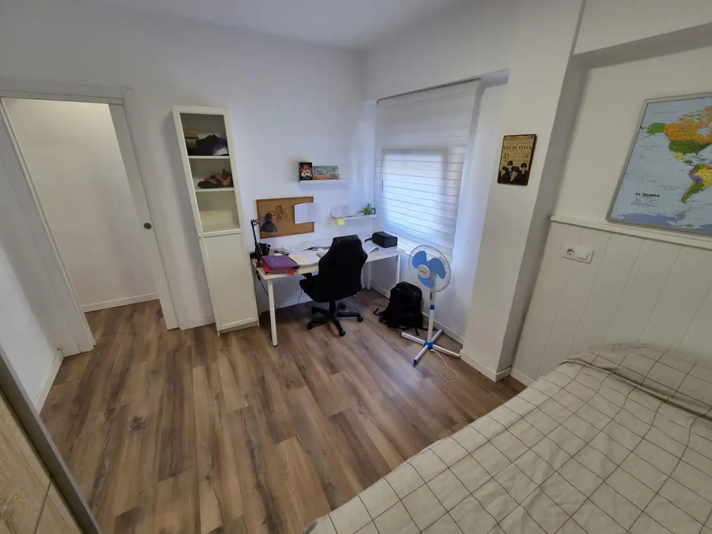 Dormitori de Pis de lloguer en Castellón de la Plana / Castelló de la Plana amb Parquet i Moblat