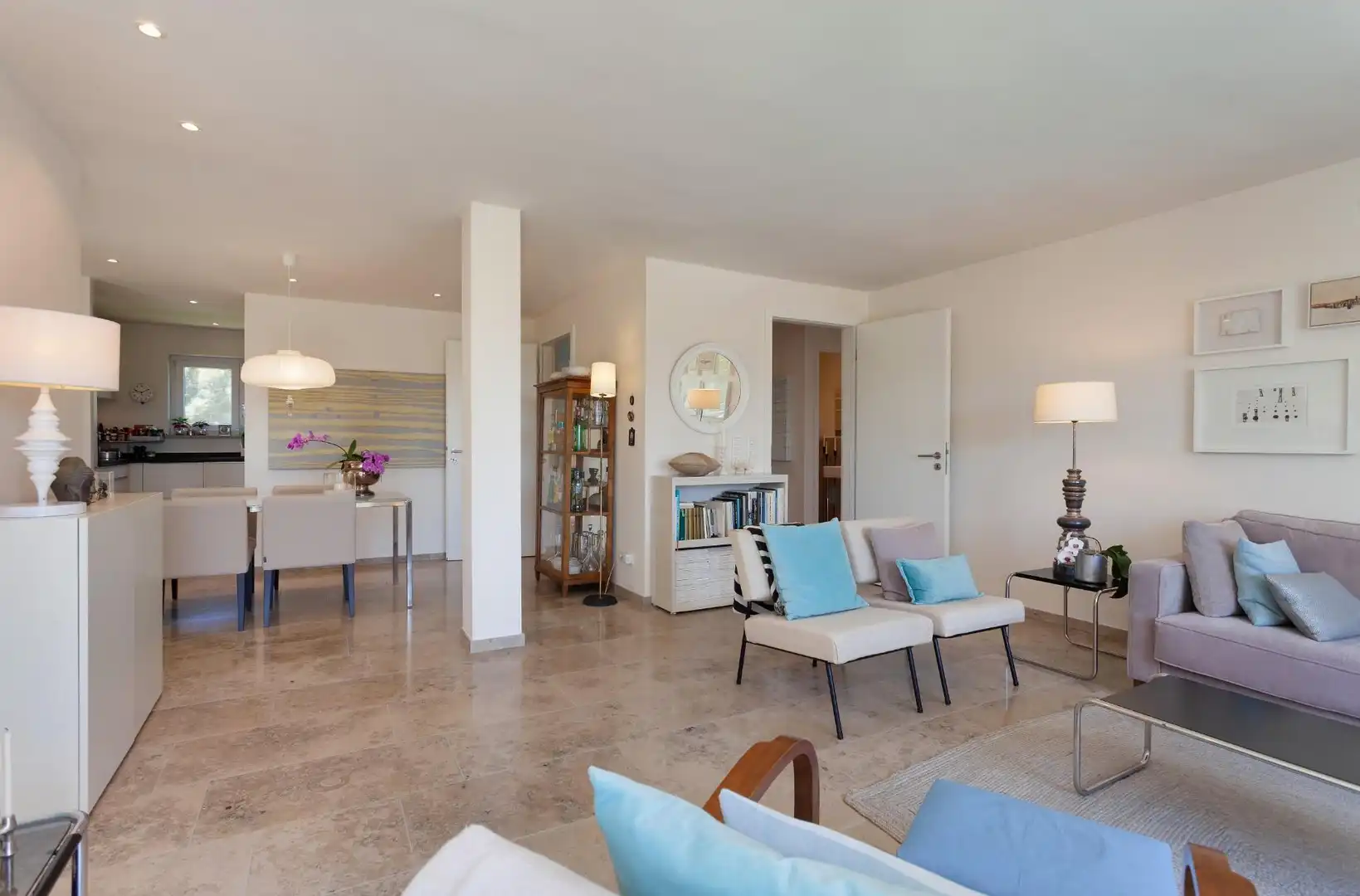 Sala d'estar de Casa o xalet en venda en  Palma de Mallorca amb Aire condicionat, Jardí privat i Terrassa
