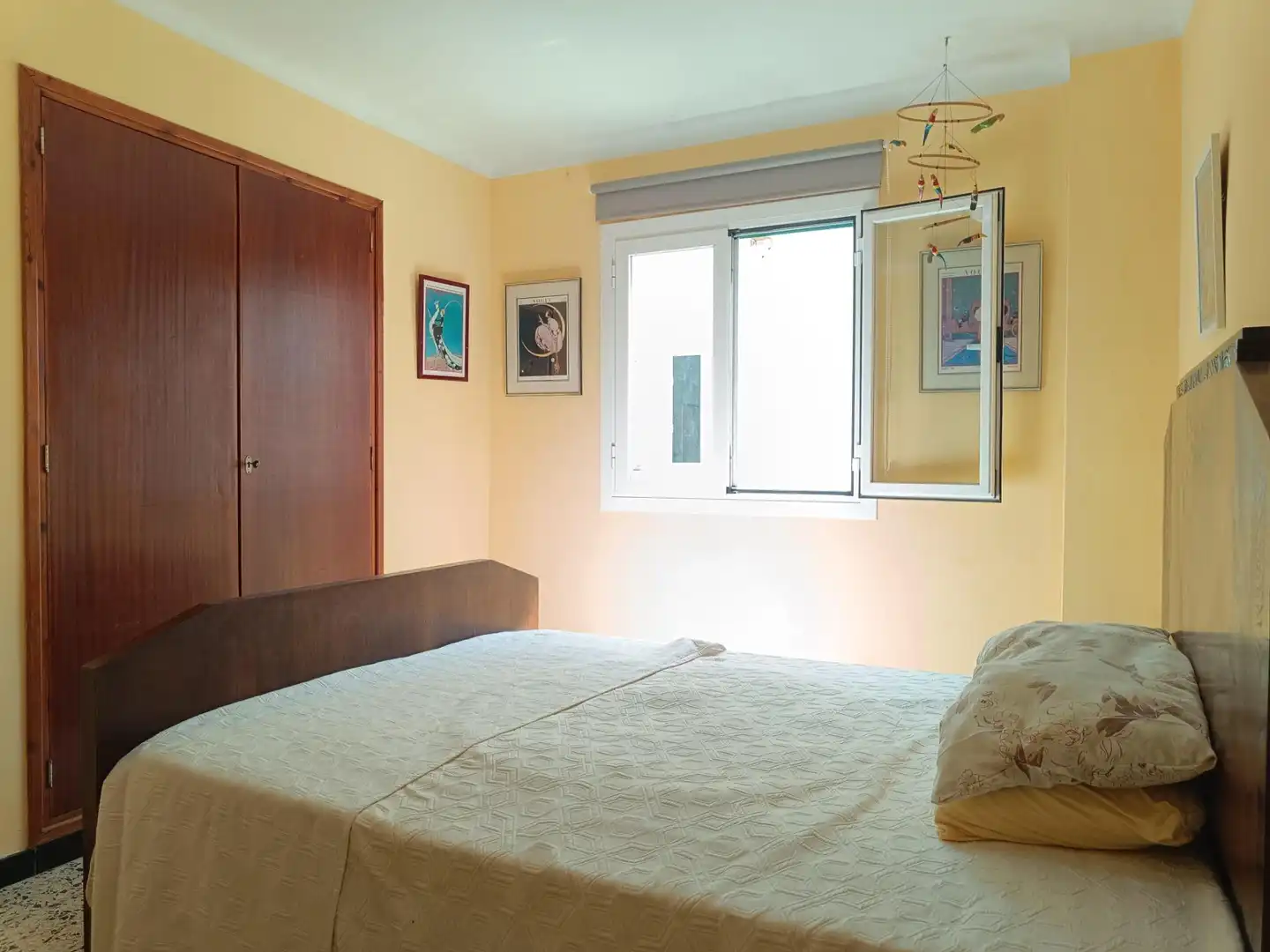 Schlafzimmer von Wohnung zum Verkauf in  Palma de Mallorca mit Terrasse, Möbliert und Balkon