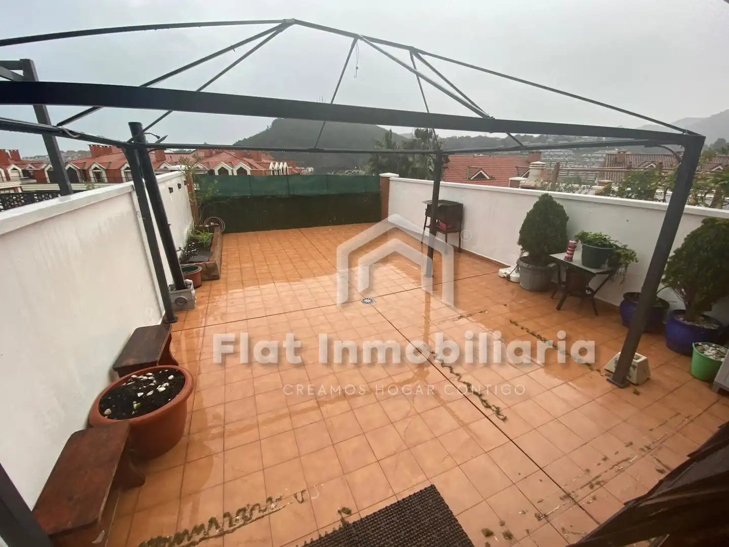 Terrace of Houses for rent in Castro-Urdiales  with Heating, Private garden and Parquet flooring