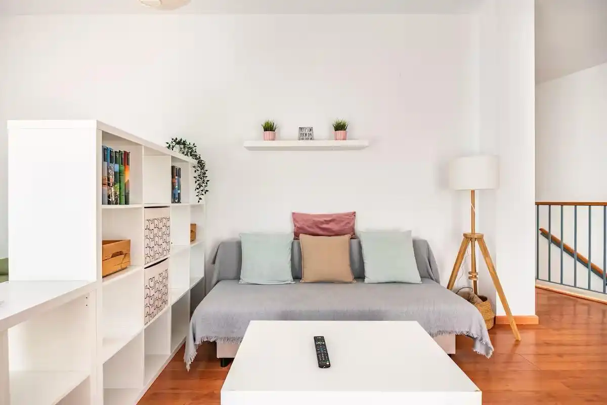 Sala de estar de Apartamento en venta en Espartinas con Aire acondicionado