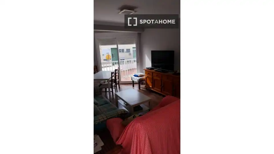 Living room of Apartments for share in Vélez-Málaga  with Air Conditioner, Terrace and Furnished