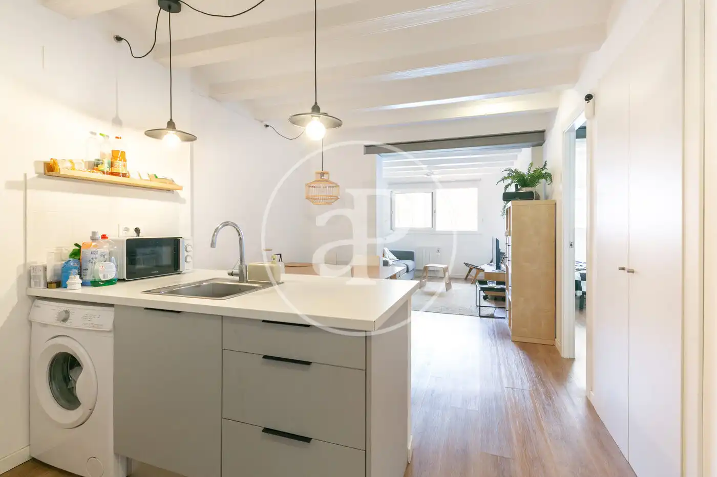 Kitchen of Flat for sale in Barcelona  with Heating and Furnished