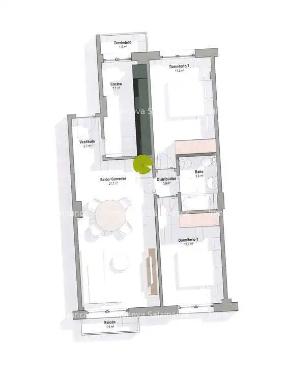 Flat for sale in Encinas de Abajo  with Heating