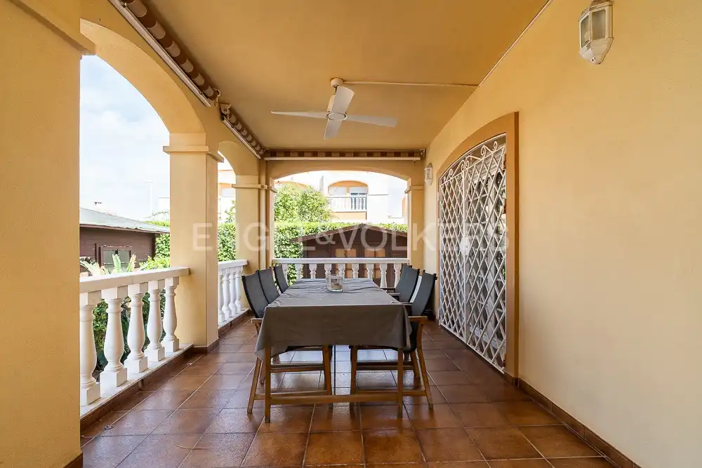 Terrace of Country homes for sale in Cullera  with Air Conditioner, Heating and Private garden