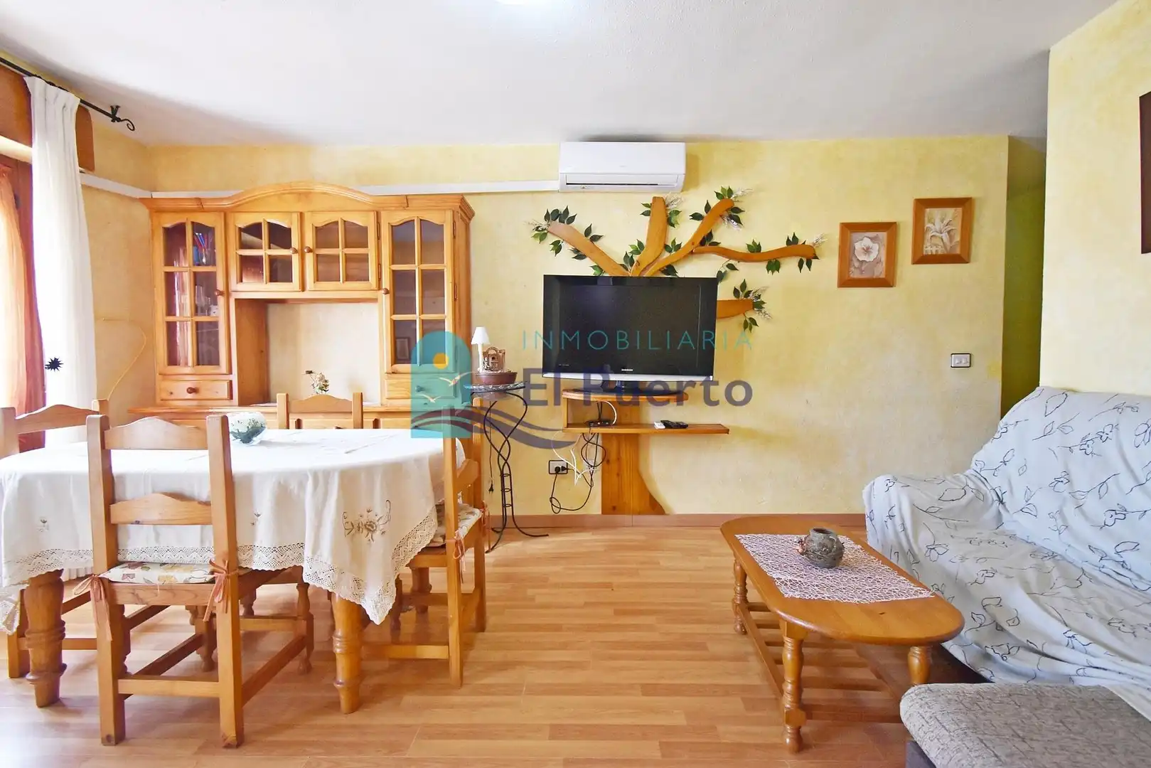 Sala d'estar de Apartament en venda en Mazarrón amb Aire condicionat, Calefacció i Terrassa