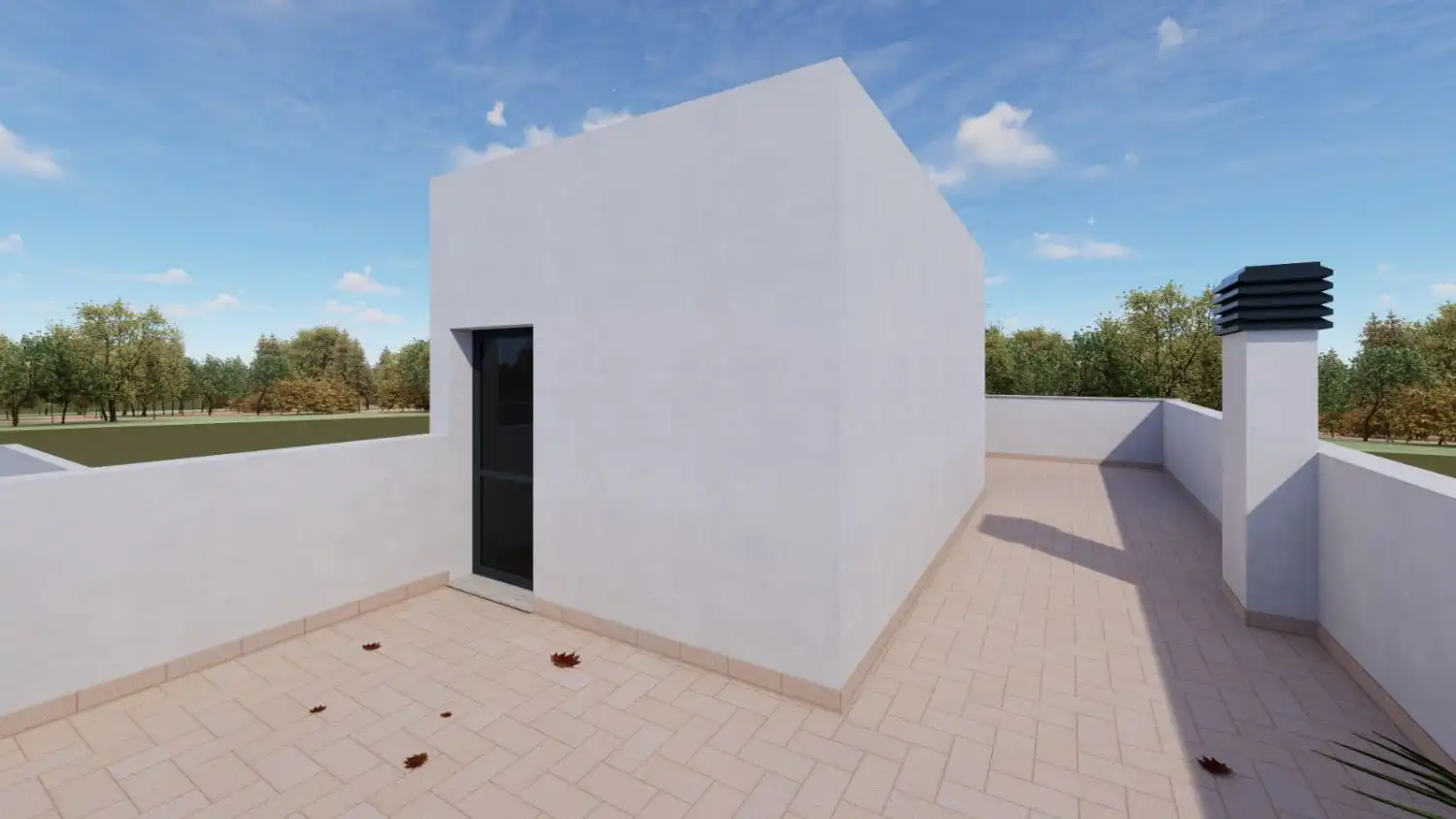 Vista exterior de Casa o xalet en venda en Los Palacios y Villafranca amb Traster